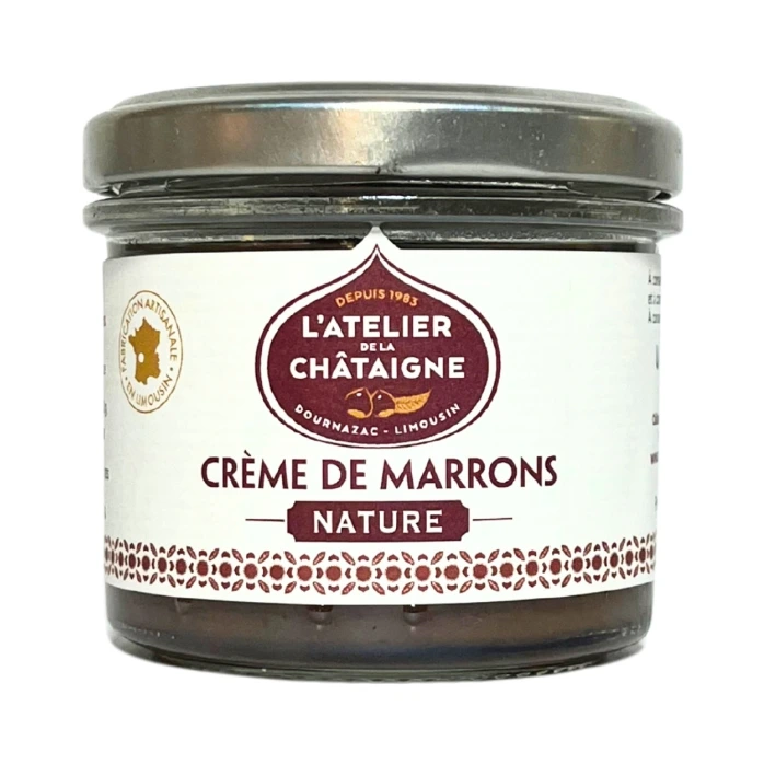 [ATC00001] Crème de marrons nature "L'Atelier de la châtaigne" 120g