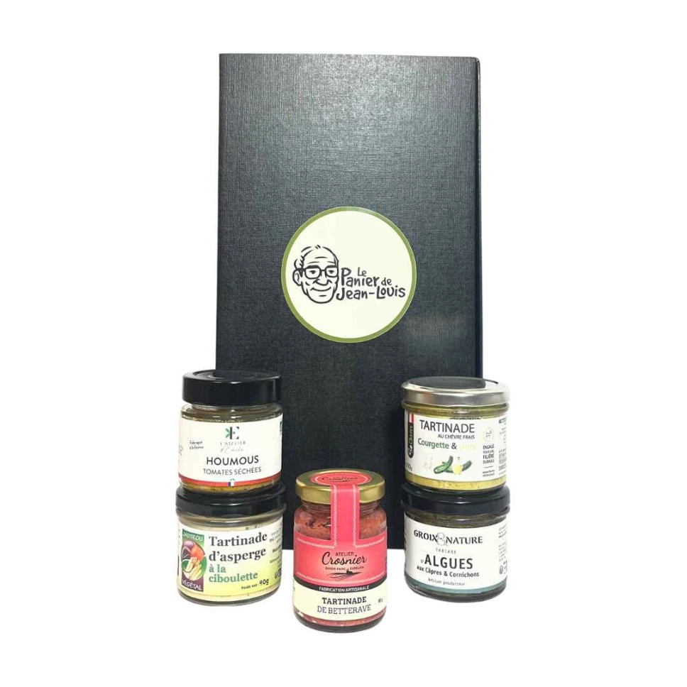 Coffret Potager — Houmous & tartinades végétariennes
