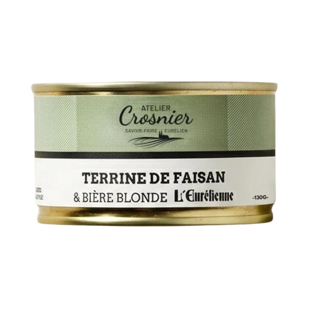 Terrine de faisan & bière l'Eurélienne Blonde "Atelier Crosnier" 130g