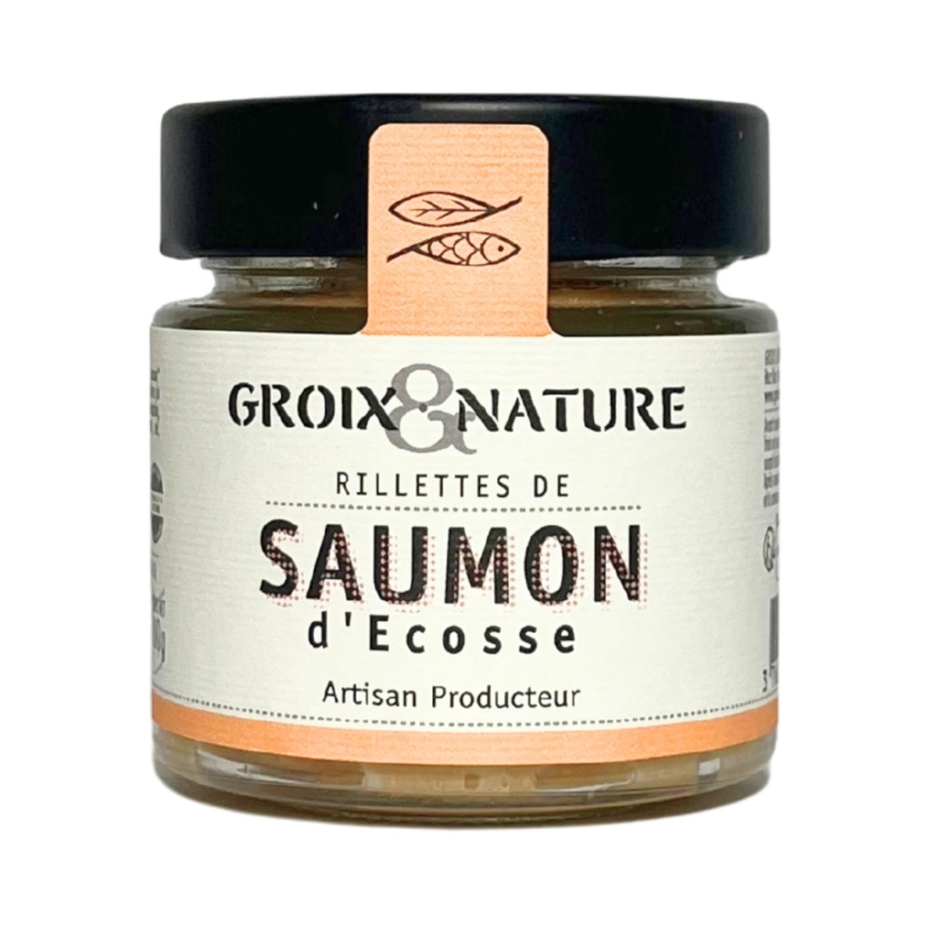 Rillettes de Saumon d'Ecosse "Groix & Nature" 100g