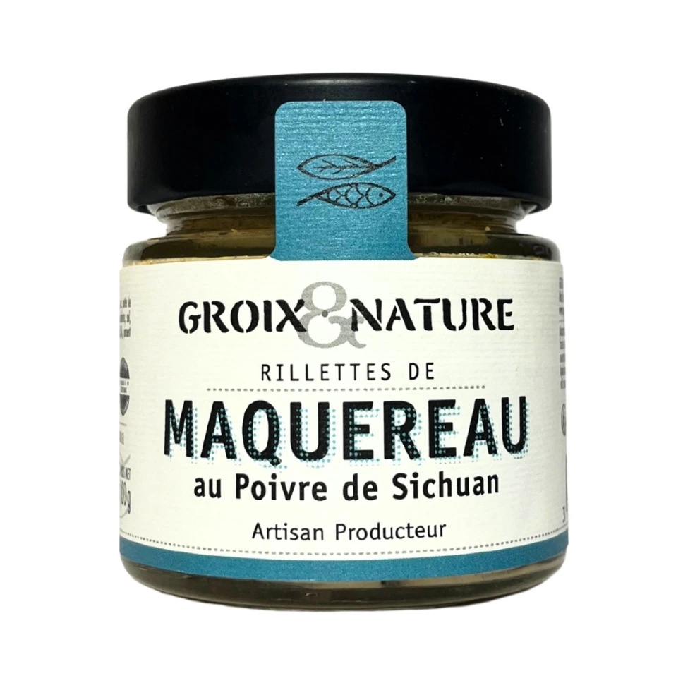 Rillettes de Maquereau au Poivre de Sichuan "Groix & Nature" 100g