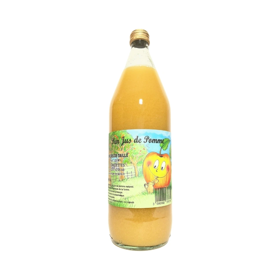 [VGT00001] Jus de pomme nature "Les vergers de taillé" 1L