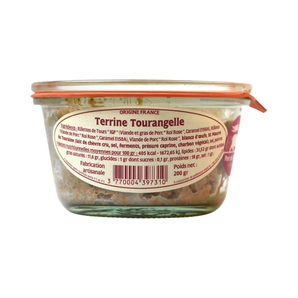[SAG00012] Terrine Tourangelle "Saveurs Gourmandes" 200g