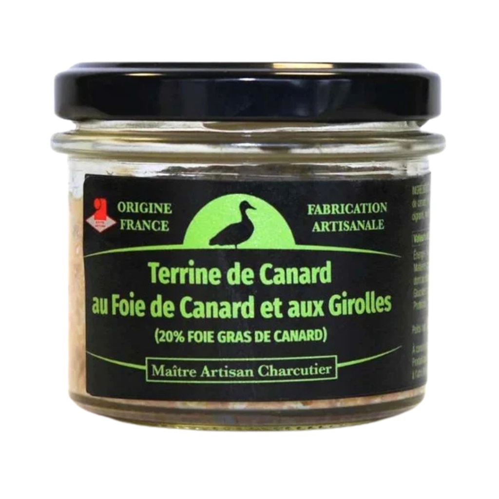 Terrine de Canard Foie Gras et Girolles "Saveurs Gourmandes" 85g
