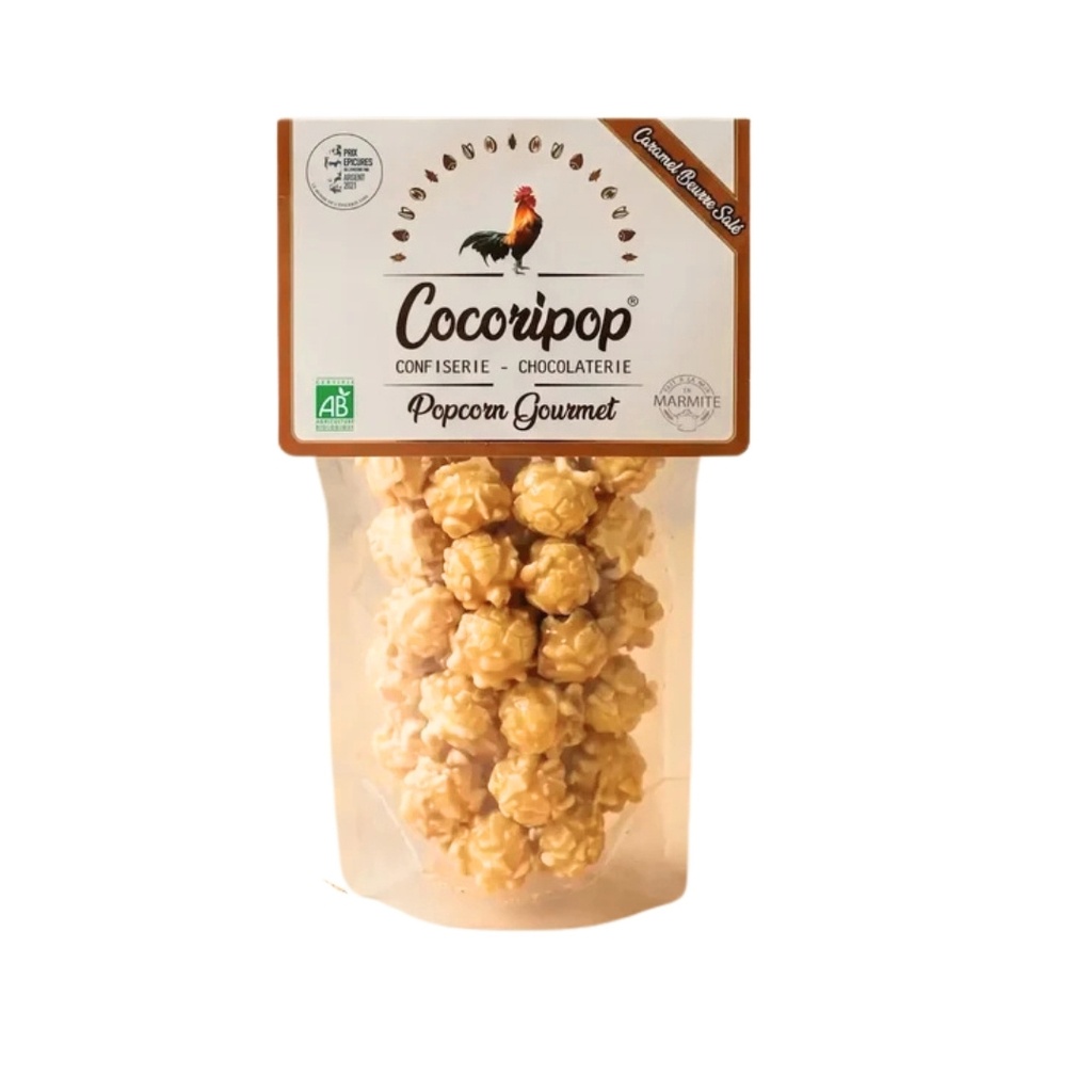 [CPC00004] POPCORN GOURMET Caramel Beurre Salé "Cocoripop" 40g