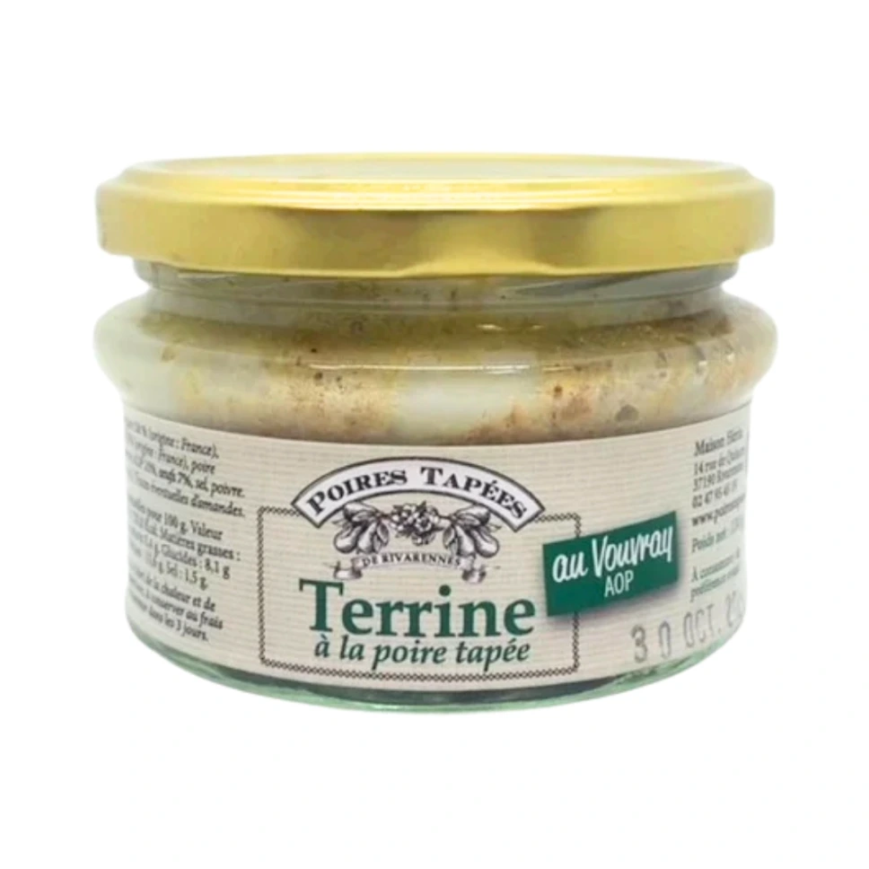 [MHE00013] Terrine au vouvray à la poire tapée "Maison Herin" 130g